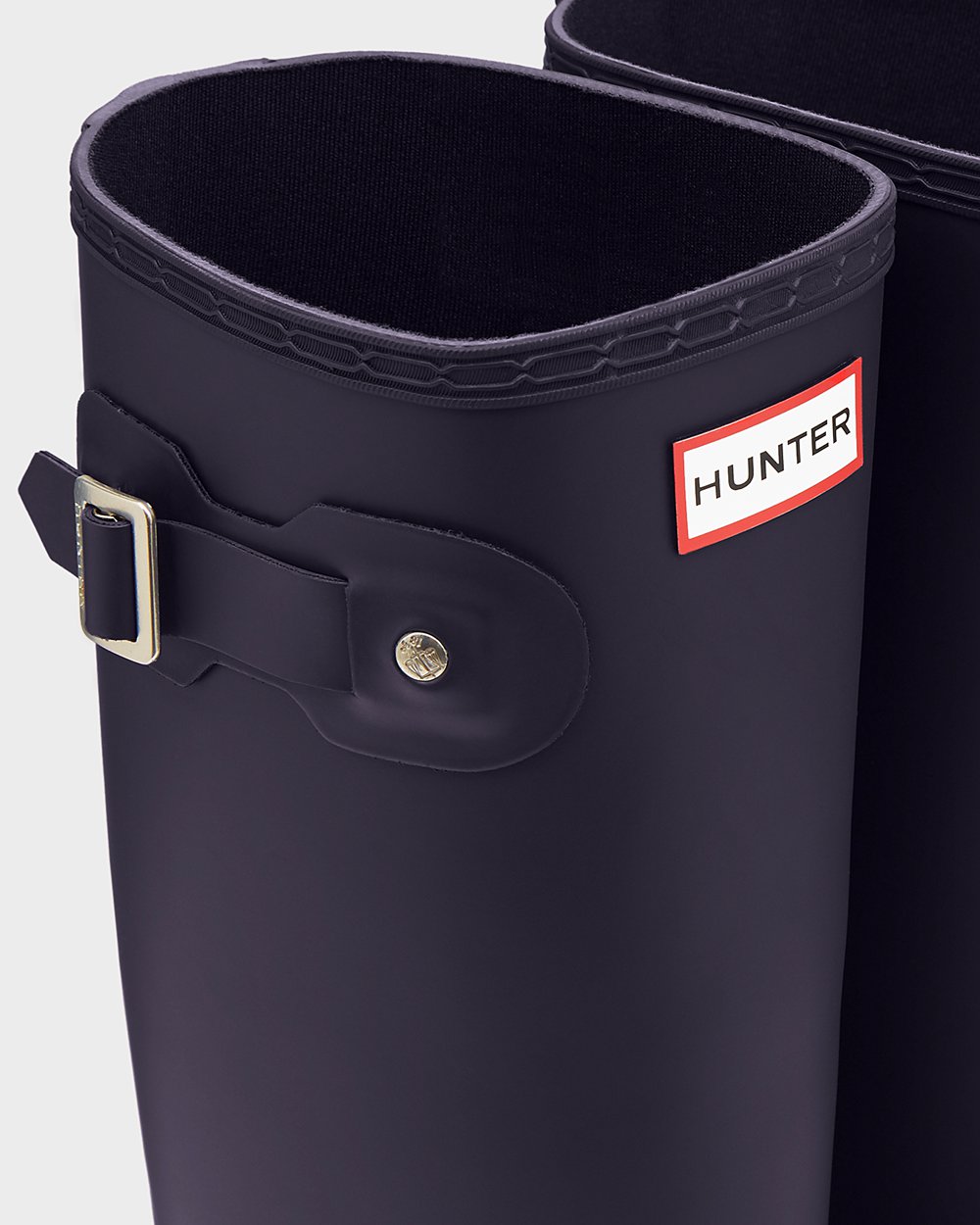 Hoge Regenlaarzen Dames - Hunter Original - Paars - 57GFHAZQR